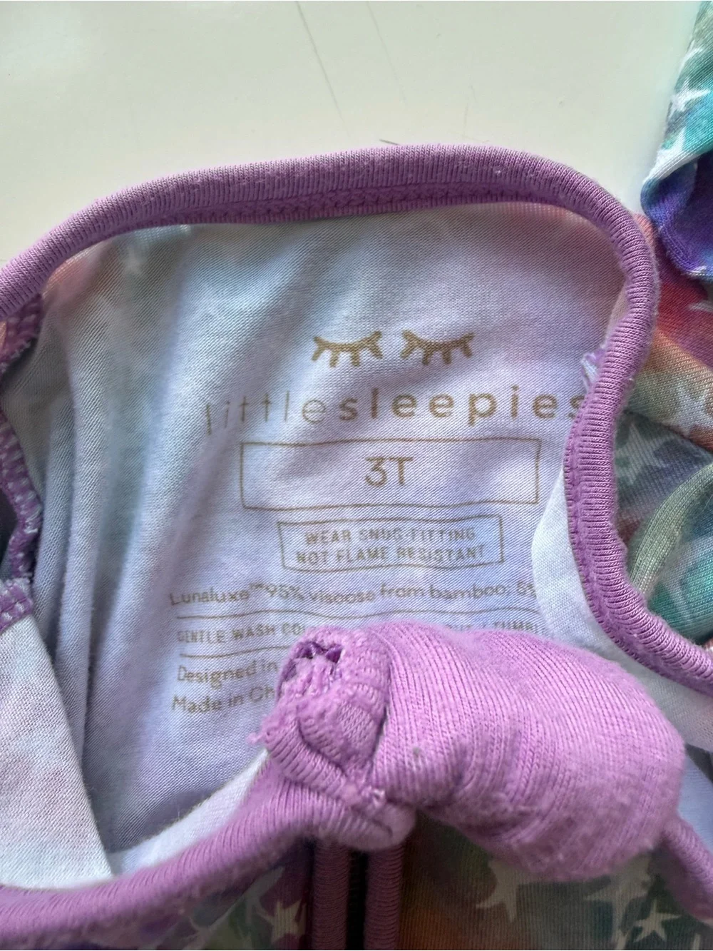 Little Sleepies Stardust Bamboo Viscose Zippy Sleeper 3T